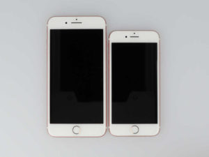 iPhone7とiPhone7Plusが並んでいる画像