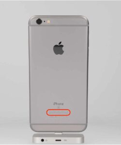 iPhone 6s Plusのモデル番号