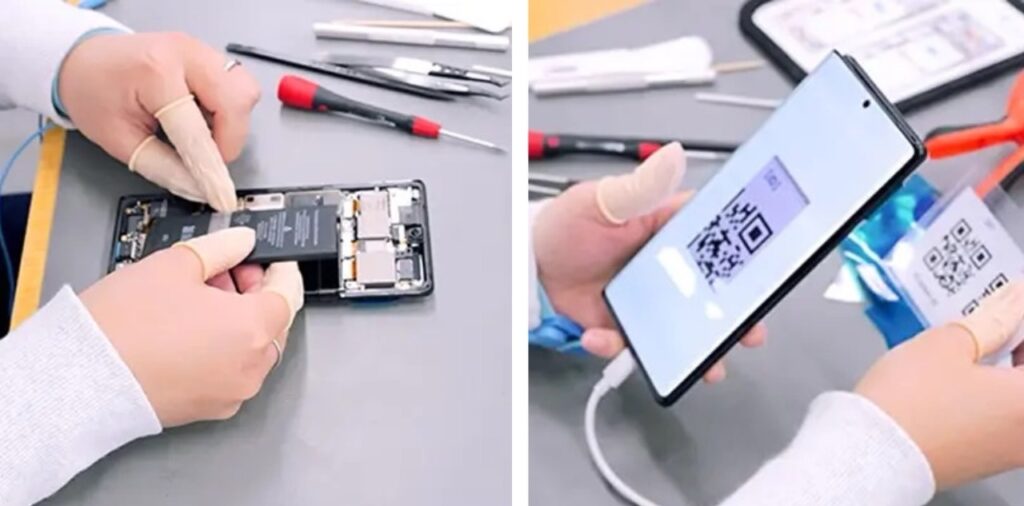 Google 正規サービスプロバイダによる整備の様子