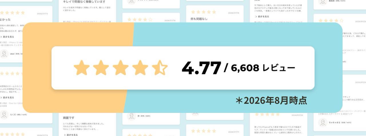 にこスマに寄せられたレビュー